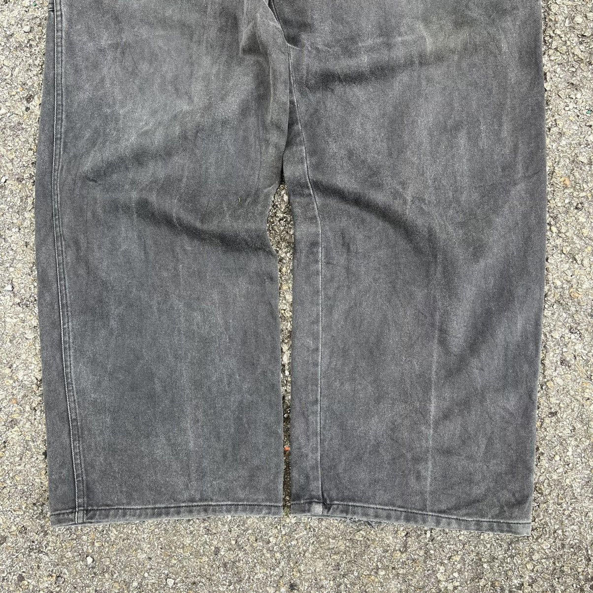 Harley Davidson Y2K Harley Davidson Carpenter Faded Black Baggy Skater Jeans Size US 34 / EU 50 - 3 Thumbnail