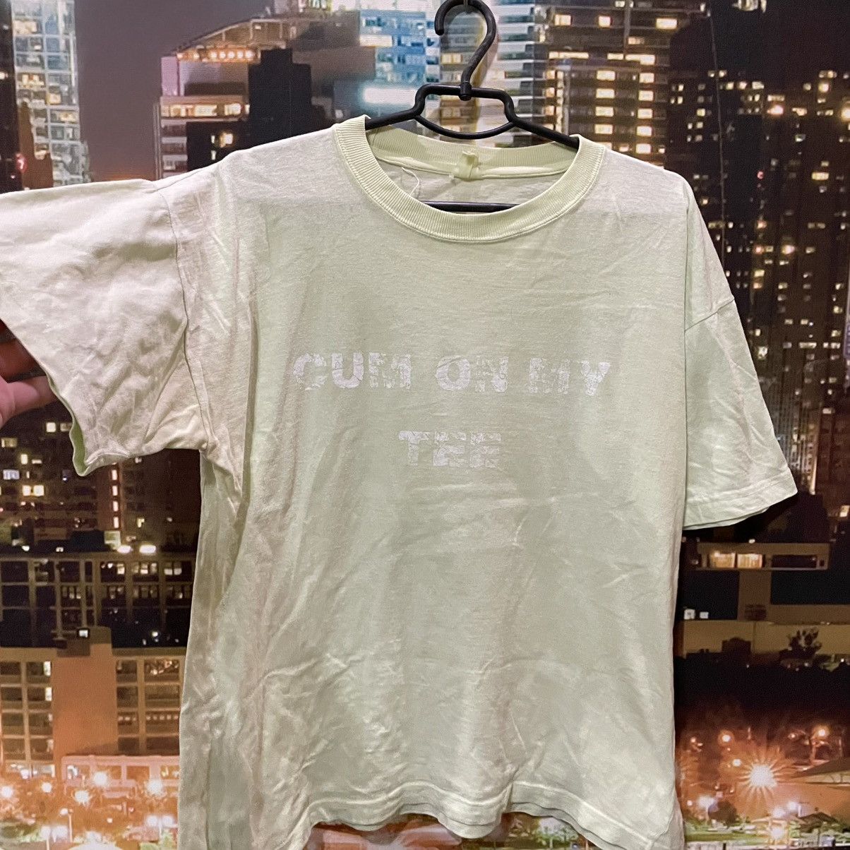 Vintage Vintage 90s Sun Faded Graphic Tee Cream Workwear Grunge L Size US L / EU 52-54 / 3 - 4 Thumbnail