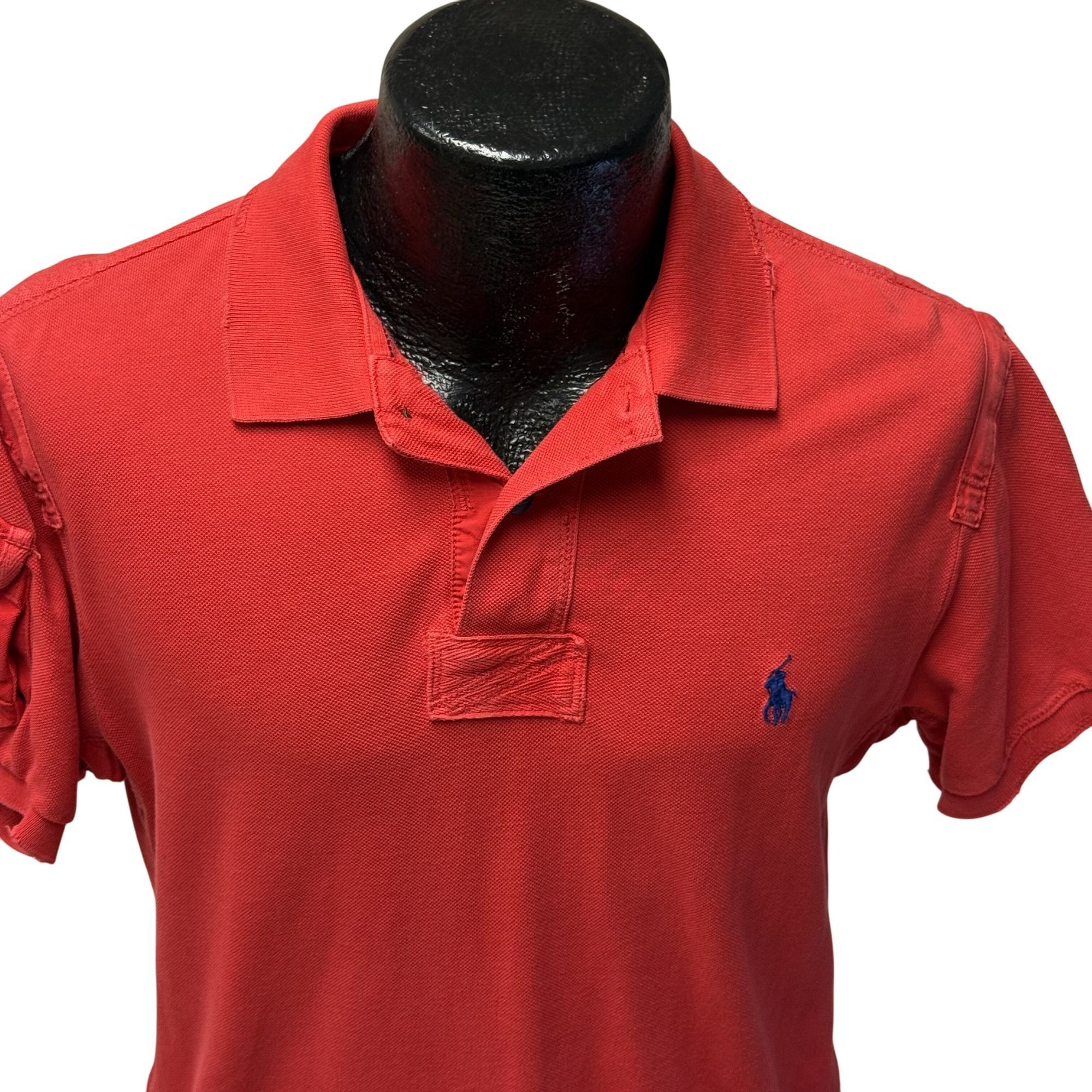 Polo Ralph Lauren Ralph Lauren Vintage Distressed Style Custom Fit Polo Shirt Size US M / EU 48-50 / 2 - 3 Thumbnail