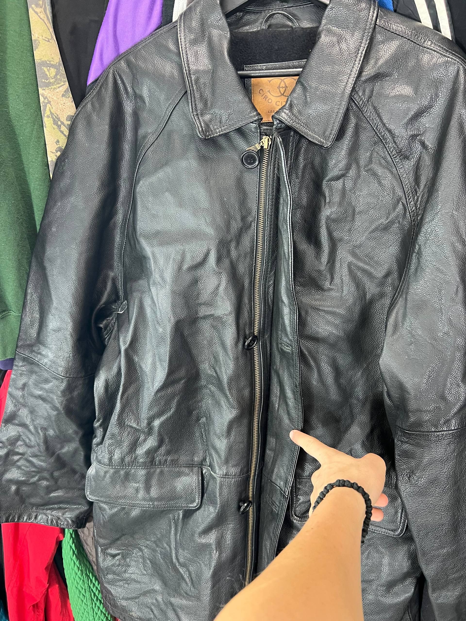 Yohji Yamamoto AVANT GARDE LONG LEATHER COAT JACKET MARLBORO CLASSIC Size US XL / EU 56 / 4 - 8 Thumbnail
