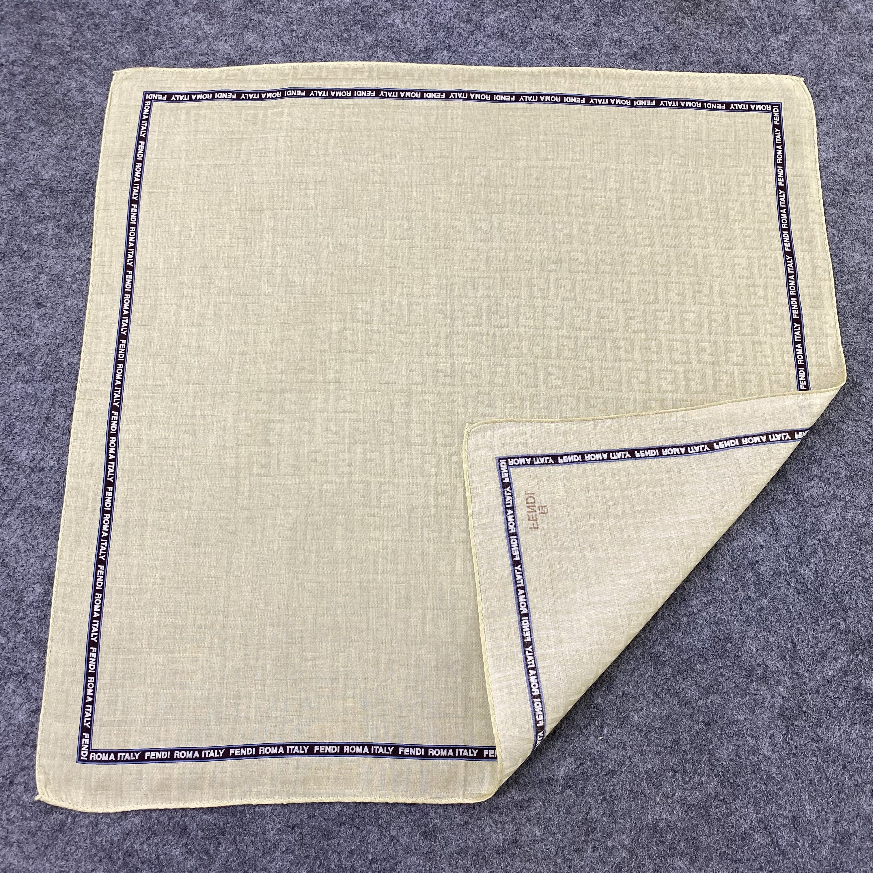 Fendi Fendi Handkerchief Neckerchief Bandana-B1670 Size ONE SIZE - 5 Thumbnail