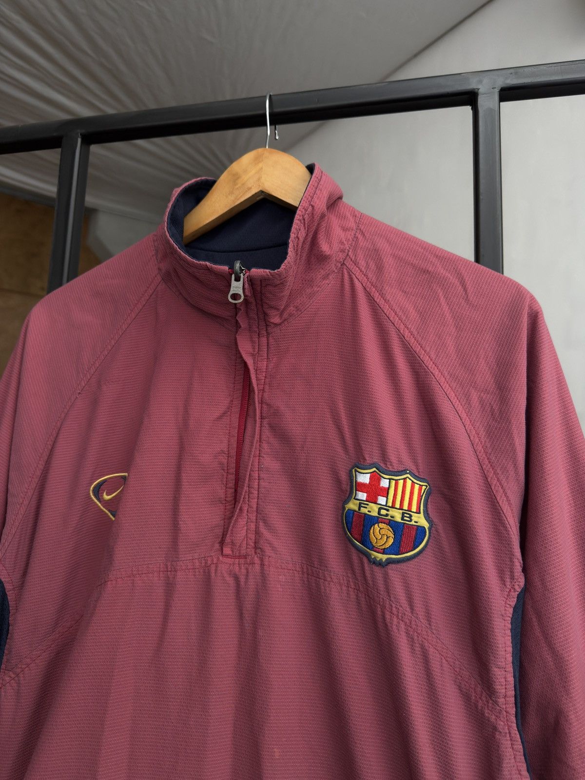 Nike Vintage Nike FC Barcelona Football Jacket Soccer Track Top Size US L / EU 52-54 / 3 - 15 Thumbnail