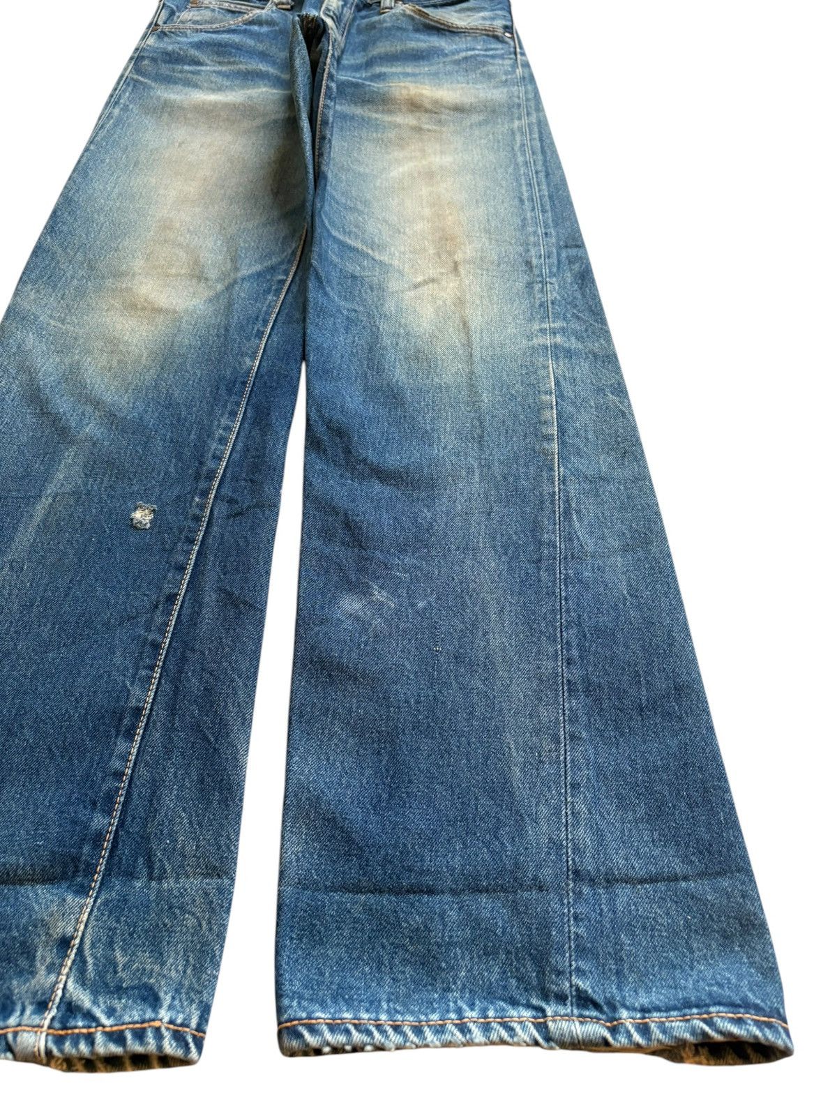 Vintage × Wrangler Vintage Wrangler Rusty Mud Wash Distressed Baggy Jeans Size US 30 / EU 46 - 7 Thumbnail