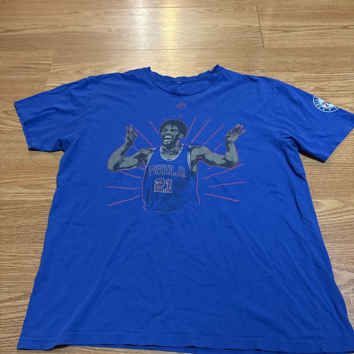 Majestic Joel Embiid T shirt Size US L / EU 52-54 / 3 - 2 Thumbnail