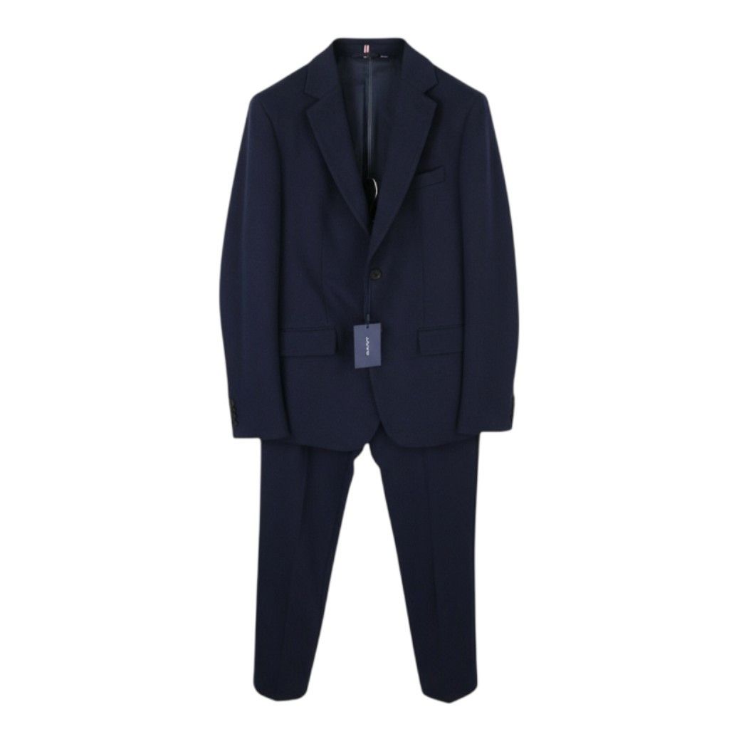Gant JERSEY EU48/EU50 Evening Blue Slim 2in1 Suit 87331 Size 38R - 1 Thumbnail