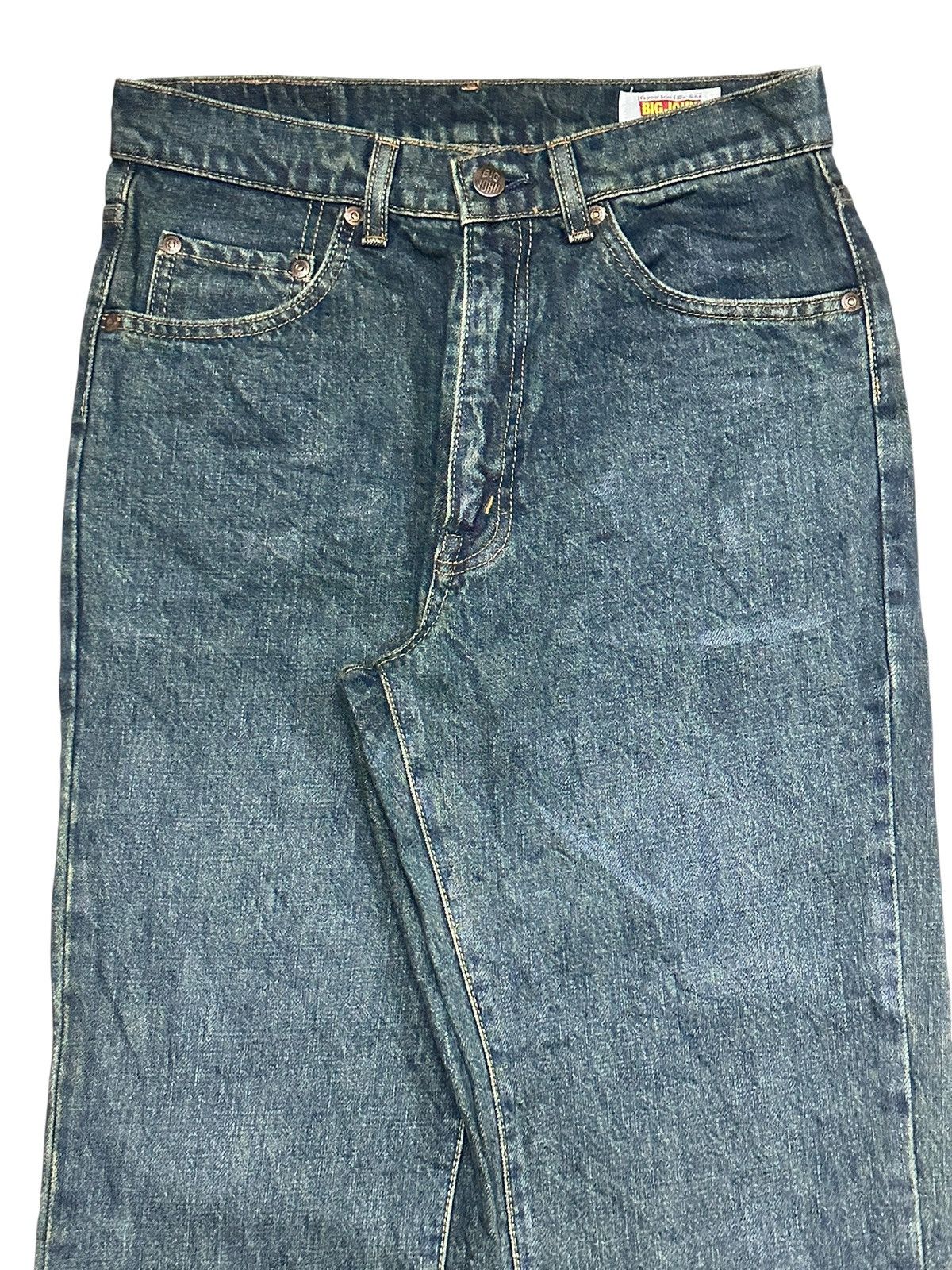 Big John Big John Vintage Straight Loose Style With Mudwash Size US 29 - 4 Thumbnail