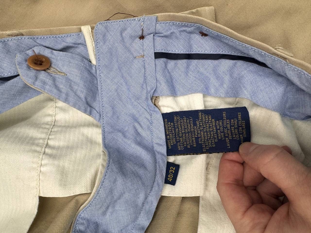 Polo Ralph Lauren Polo Ralph Lauren Men's Khaki Classic Chino Pants Size 40 Size US 40 / EU 56 - 10 Thumbnail