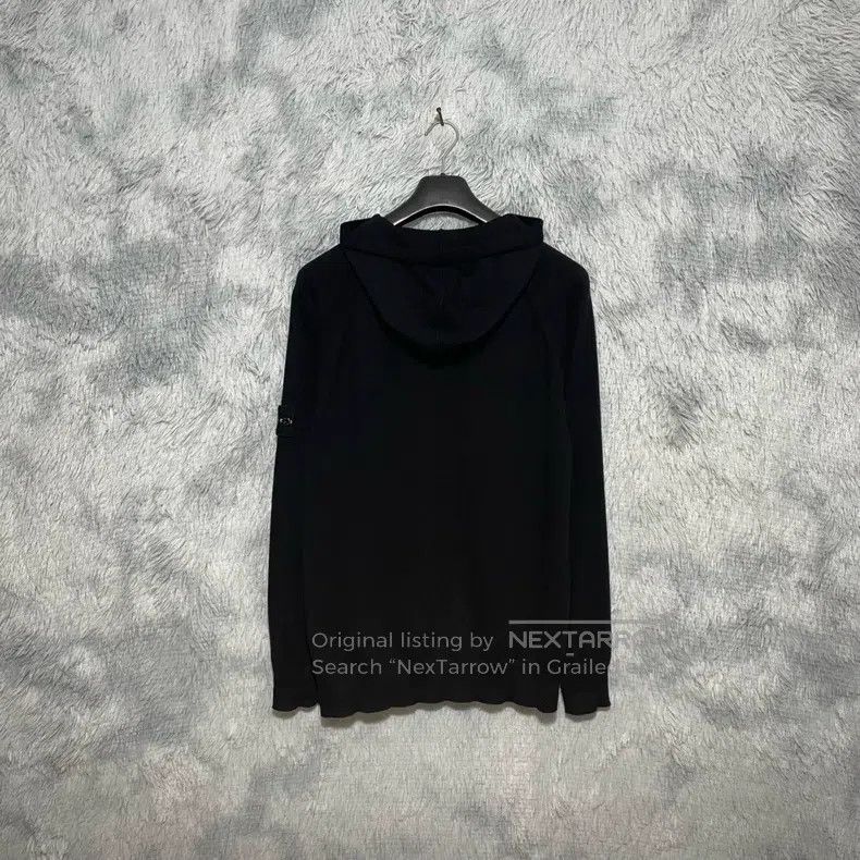 Stone Island Stone Island Hooded Knit Jacket Black XL Size US XL / EU 56 / 4 - 2 Thumbnail