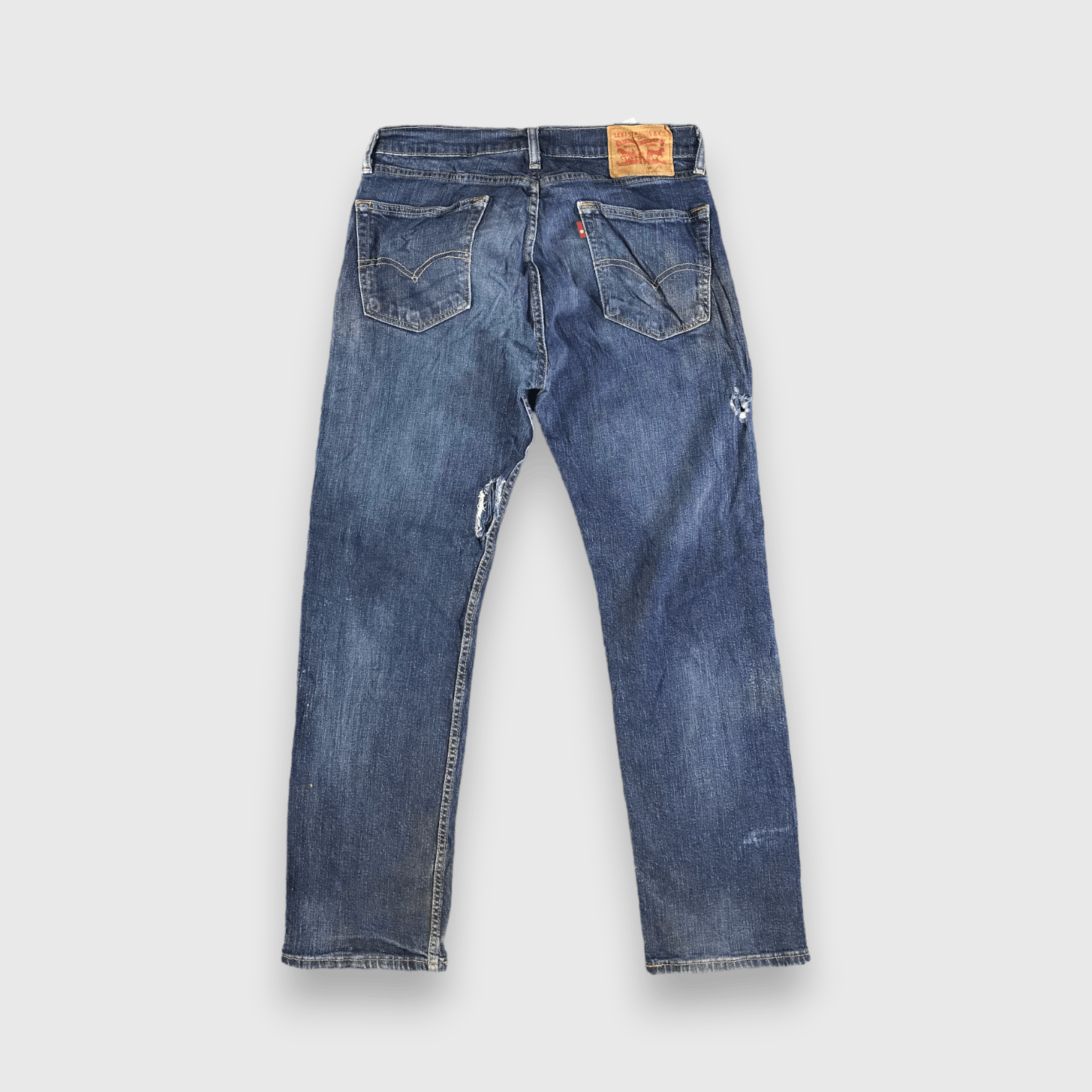 Levi's Vintage Blue Wash Levis 505 Jeans-J3343 Size US 31 - 2 Thumbnail