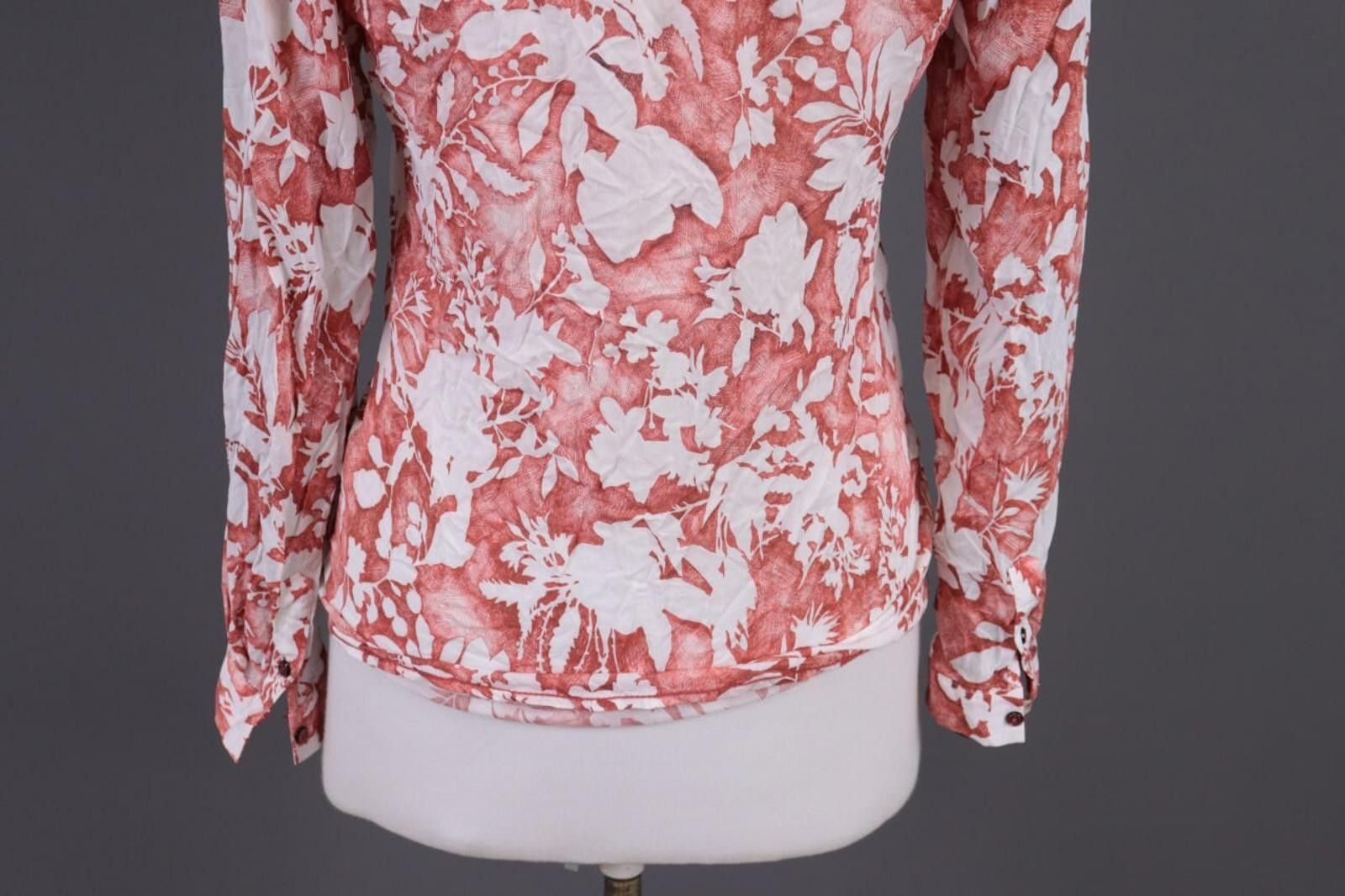Designer Emily Van Den Bergh Multicolor Floral Henley Shirt Size 38 Size M / US 6-8 / IT 42-44 - 12 Thumbnail