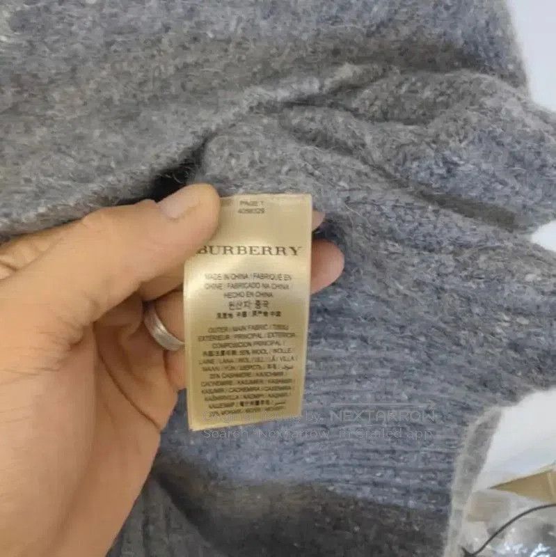Burberry Burberry Gray Wool Women's Knitted Sweater. Size S / US 4 / IT 40 - 4 Thumbnail