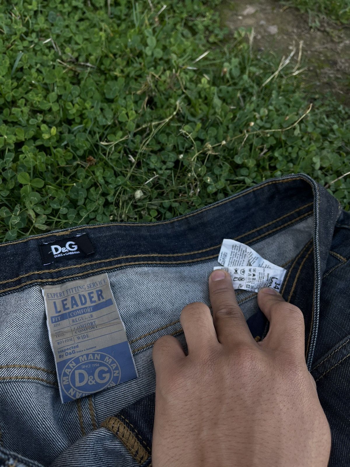 Designer × Dolce & Gabbana × Vintage Dolce & Gabbana Designer Women’s Jeans Size 40" / US 18 - 3 Thumbnail