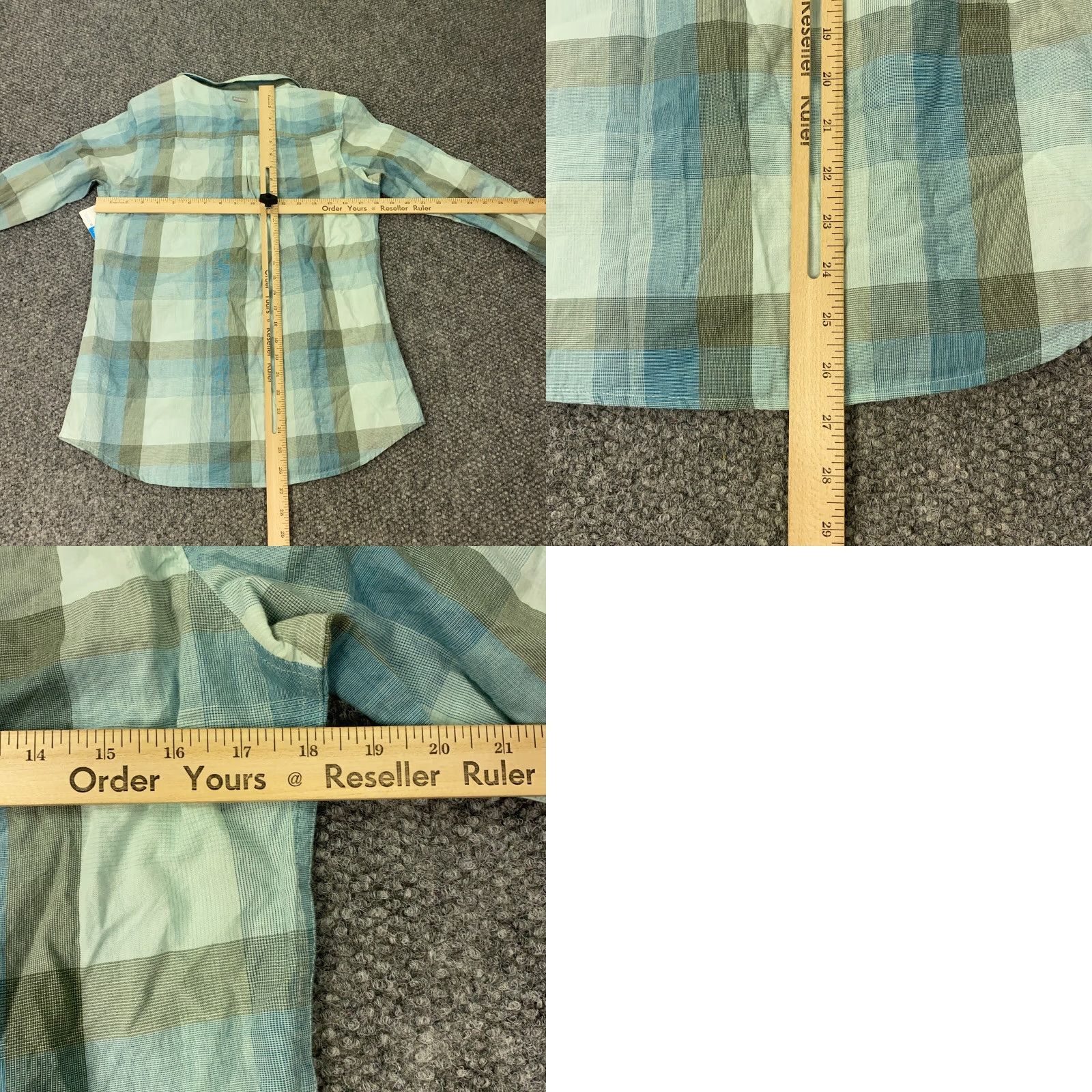 Vintage VINTAGE Columbia Women's Shirt Adult Small Green Plaid Long Sleeve Casual Outdoors Fall Winter Size S / US 4 / IT 40 - 8 Thumbnail