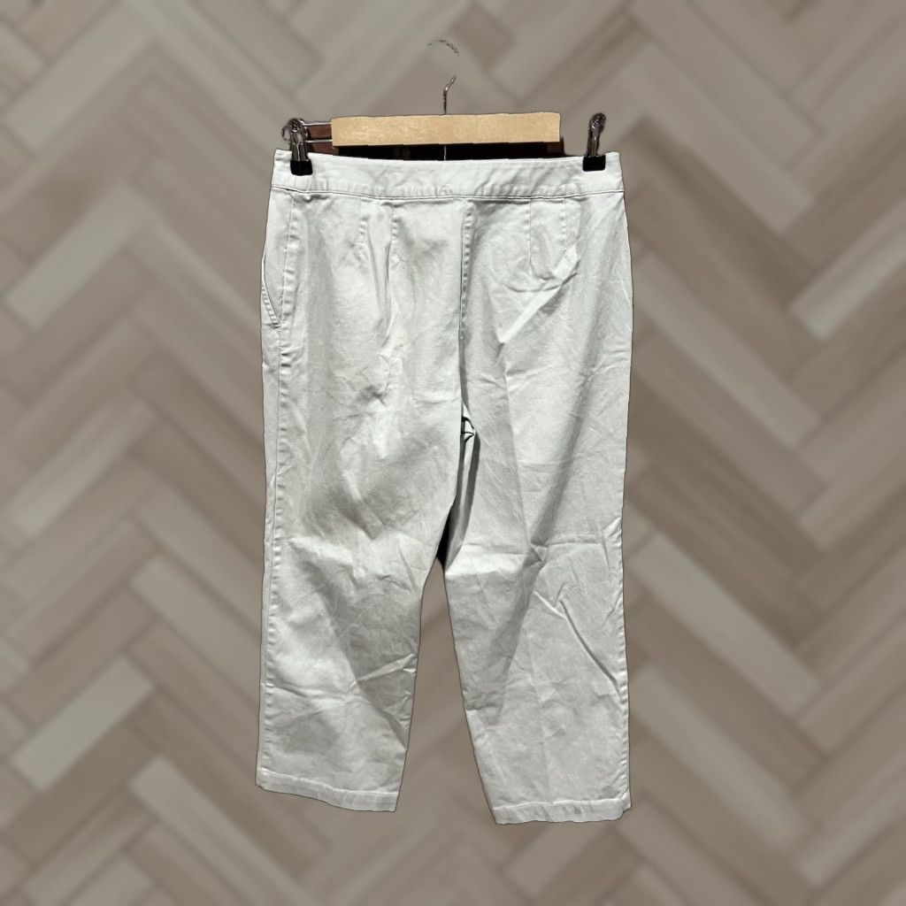 J. Jill J. Jill Womens Gray Cropped Chino Pants Petite Size 4 Stretch Fit Cropped Chino Pants Gray 4 Petite J. Jill Womens Pants Stretch Boy Short? Size 27" / US 4 / IT 40 - 1 Thumbnail