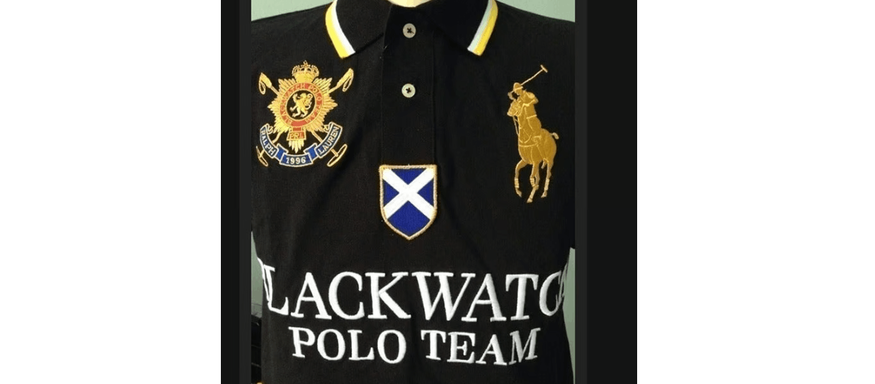 image of Polo Ralph Lauren Ralph Laurent Blackwatch Polo Team Medium- Black Nwt, Men's
