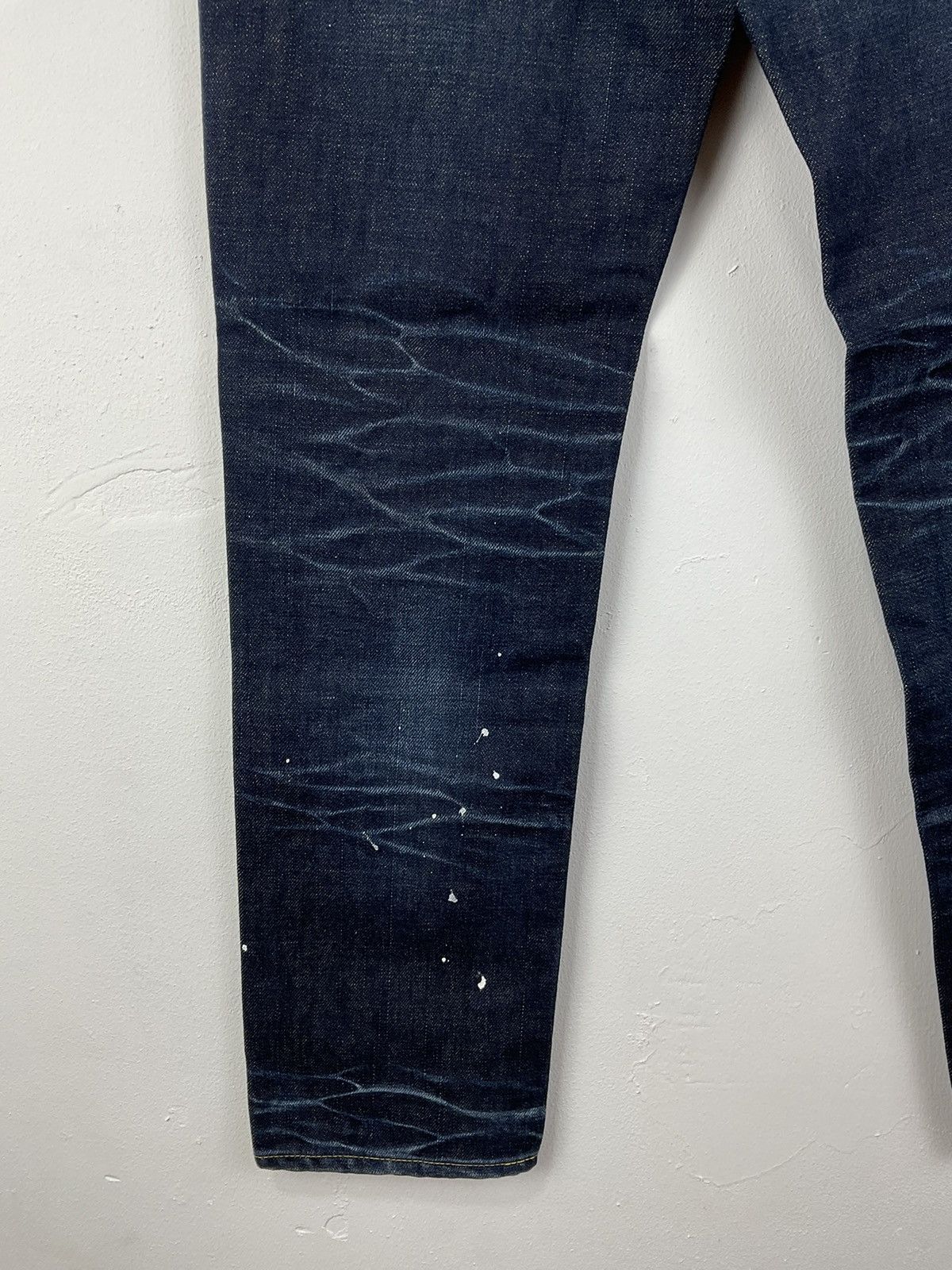 Visvim Visvim Social Sculpture 03NW Paint Splatter Denim Pants Size US 30 / EU 46 - 7 Thumbnail
