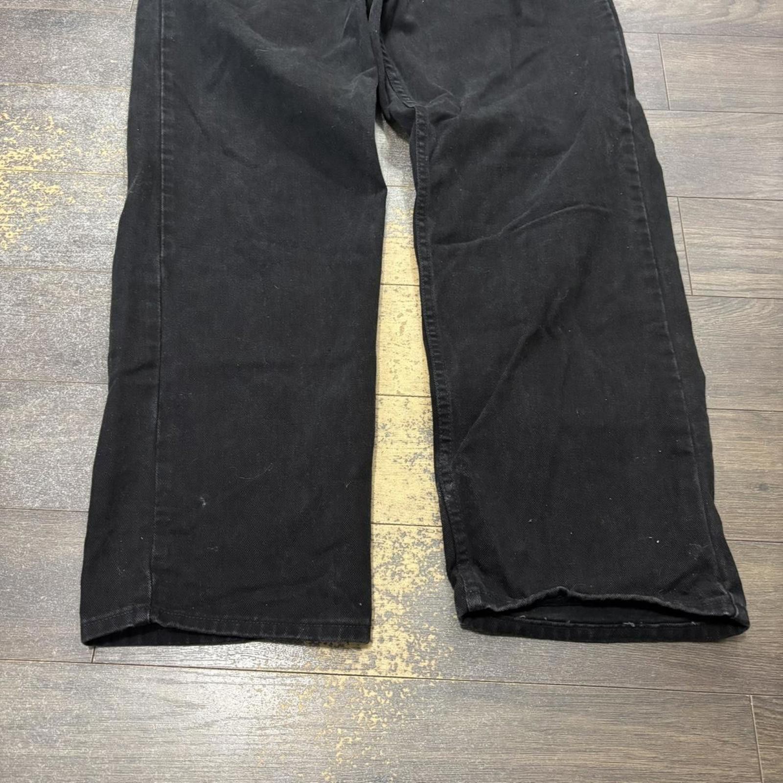 Levi's vintage made in USA black Levi’s 577 lower rise loose jeans Size US 36 / EU 52 - 4 Thumbnail