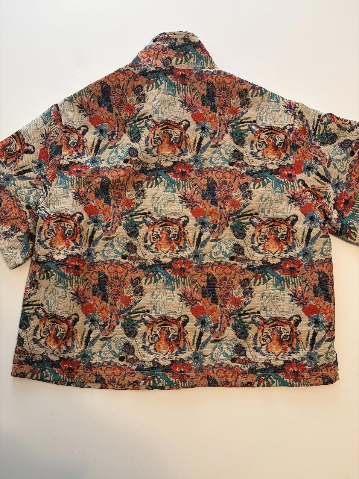 Other Vintage Ansel Tapestry Tiger Print Shirt/Jacket (Size 2XL) Size US XXL / EU 58 / 5 - 2 Thumbnail