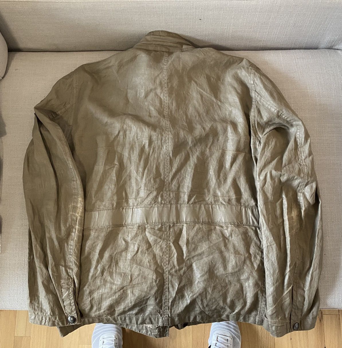 Belstaff BELSTAFF Waxed Linen Jkt - Great Condition (Patina) Sz. 50 Size US M / EU 48-50 / 2 - 4 Thumbnail