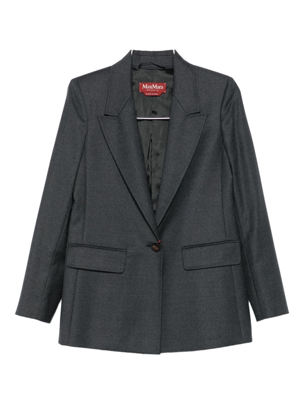 SINGLE-BREASTED WOOL JACKET