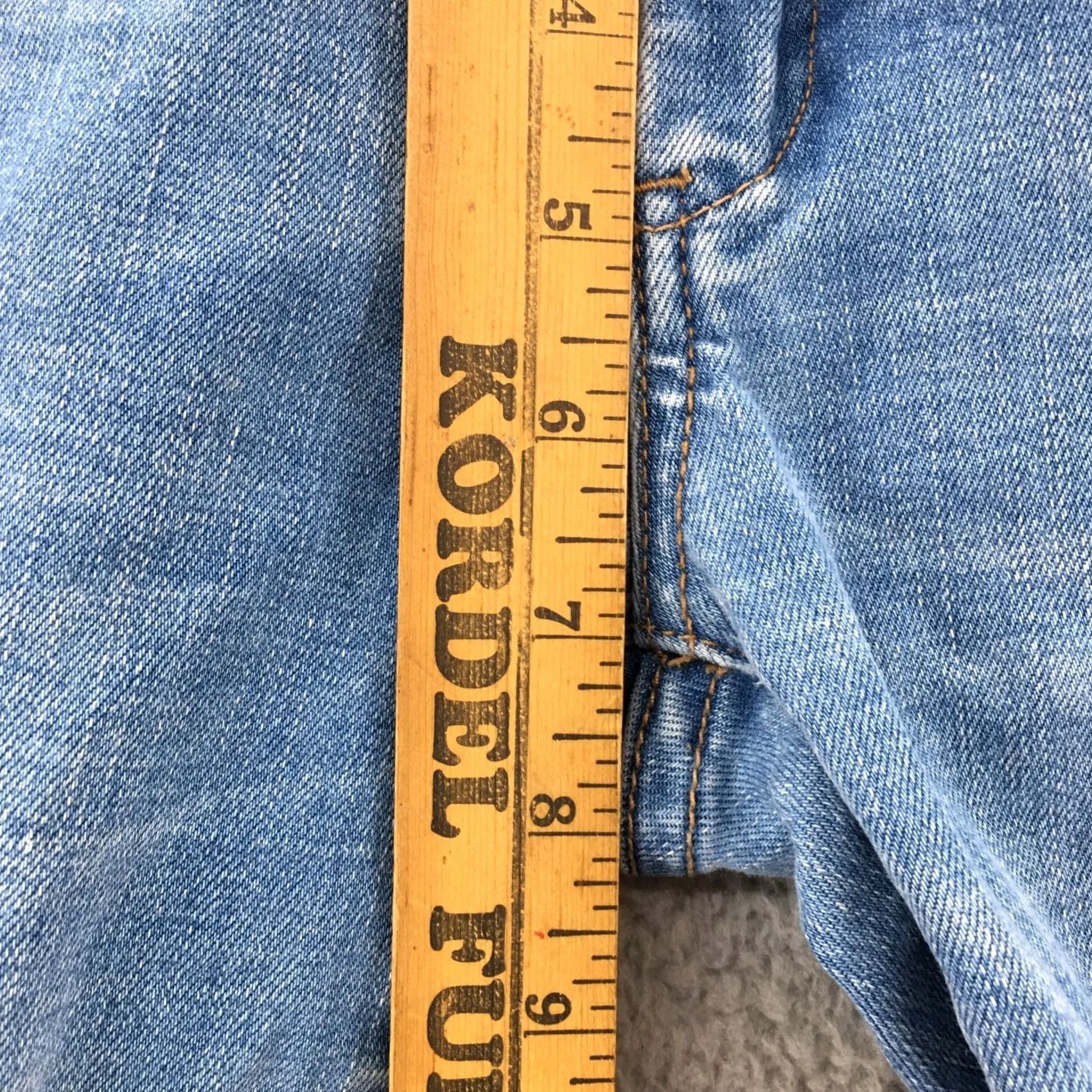 Vintage BLANKNYC Skinny Jeans Womens 25 Blue Denim Low Rise Ripped Casual Zip Fly Jeans Size 26" / US 2 / IT 38 - 7 Thumbnail