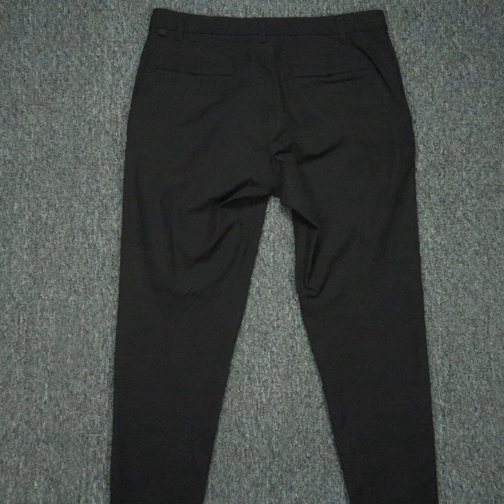 Lululemon Lululemon Commission Pants Men 36x31 Black Classic 5-Pocket Chino Trousers Warpstreme Regular Fit Front Flat Back Size US 36 / EU 52 - 4 Thumbnail
