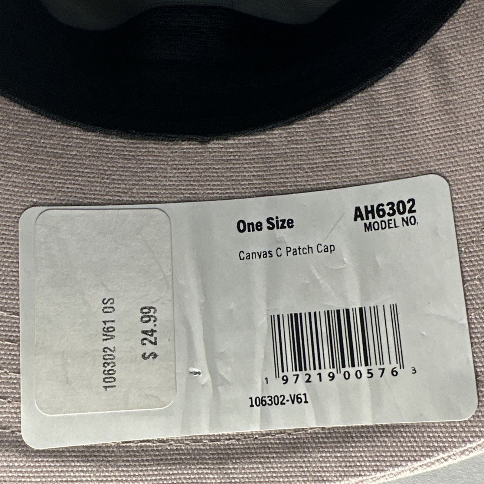 Carhartt Carhartt Womens One Size Canvas Cap Comfort Center C Logo Size ONE SIZE - 11 Thumbnail