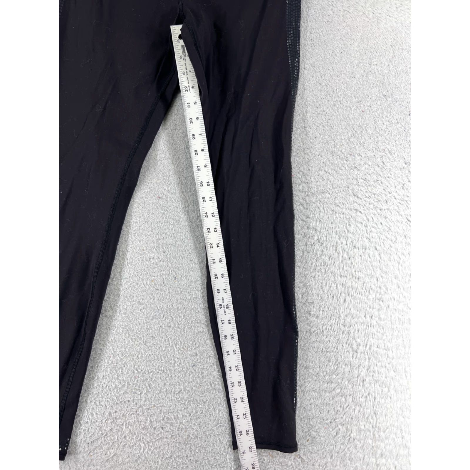 Lululemon Lululemon Wunder Under Pants Womens 12 Black Plank To Pike Everlux Yoga 28" Zip Pocket Size 34" / US 12 / IT 48 - 5 Thumbnail