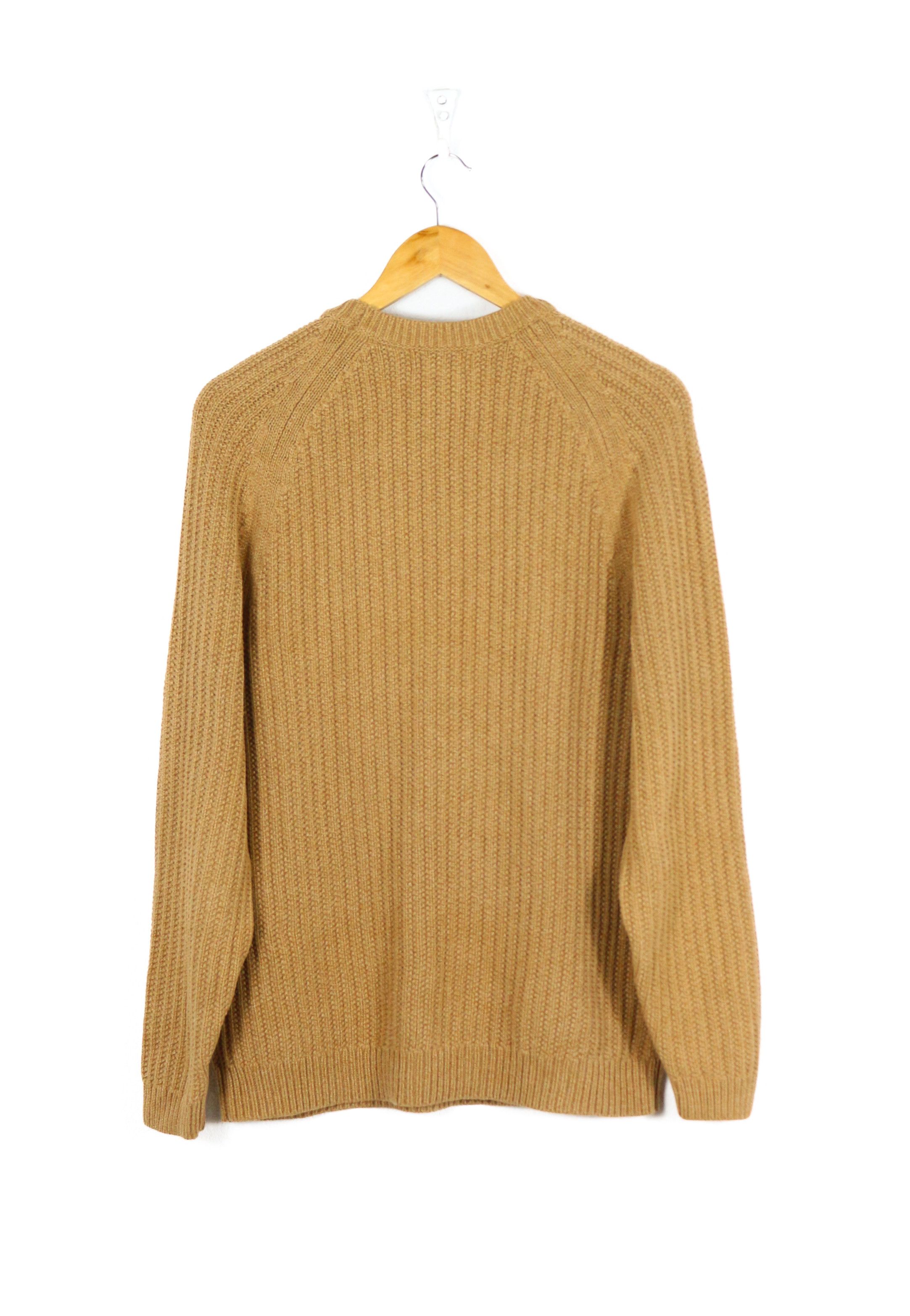 Eddie Bauer Eddie Bauer USA Brown Waffle Ribber Sweater 90s Heritage Size US S / EU 44-46 / 1 - 5 Thumbnail