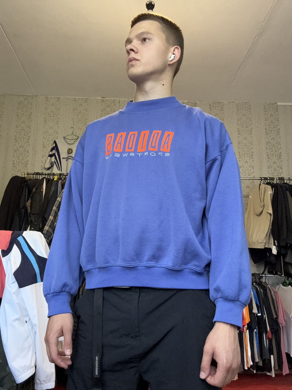 Adidas Vintage Adidas Sweatshirt Y2K 90s Sportswear Size US XL / EU 56 / 4 - 23 Thumbnail