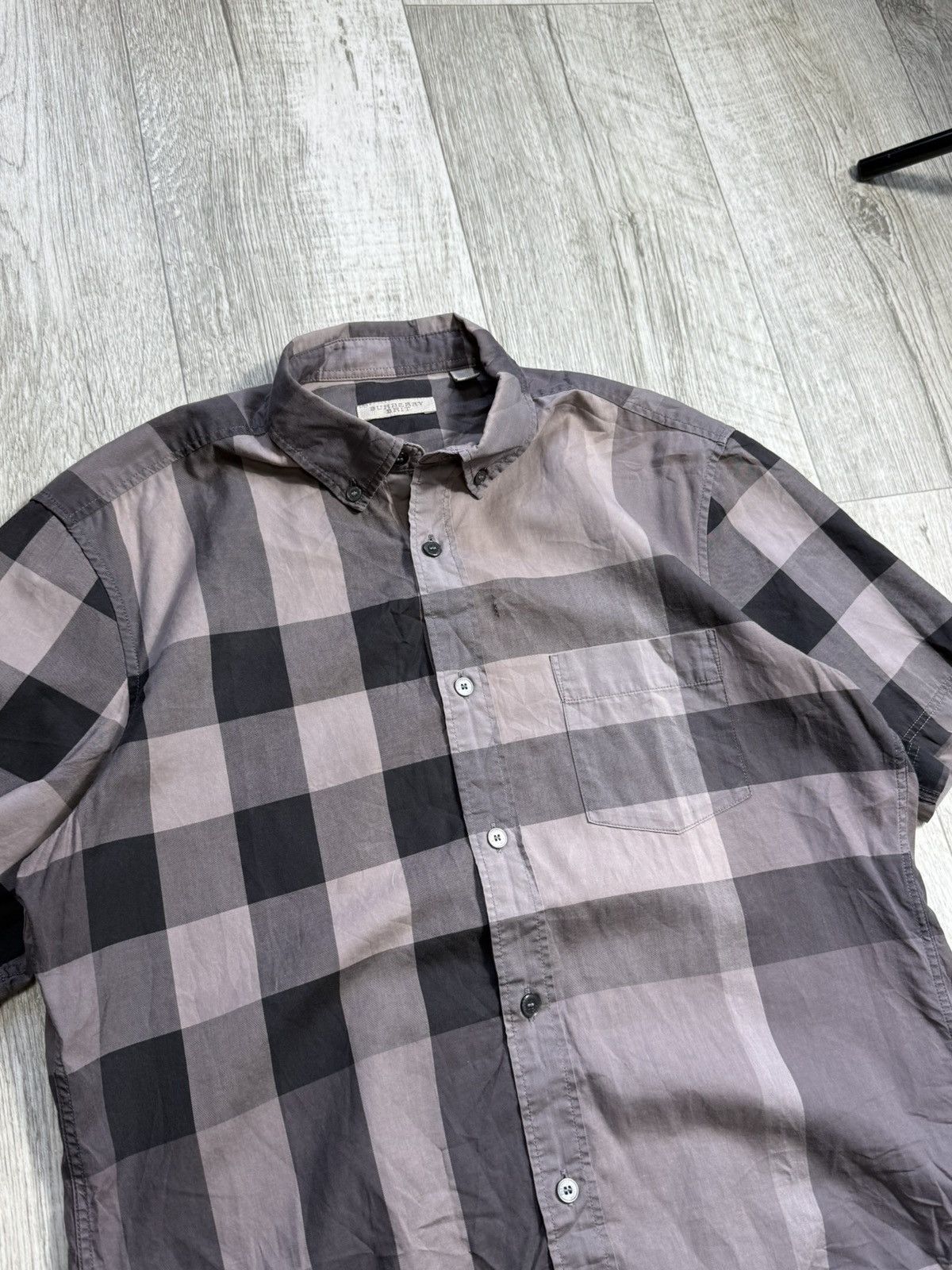 Burberry Burberry brit luxury button-up shirt streetwear y2k rare Size US M / EU 48-50 / 2 - 3 Thumbnail