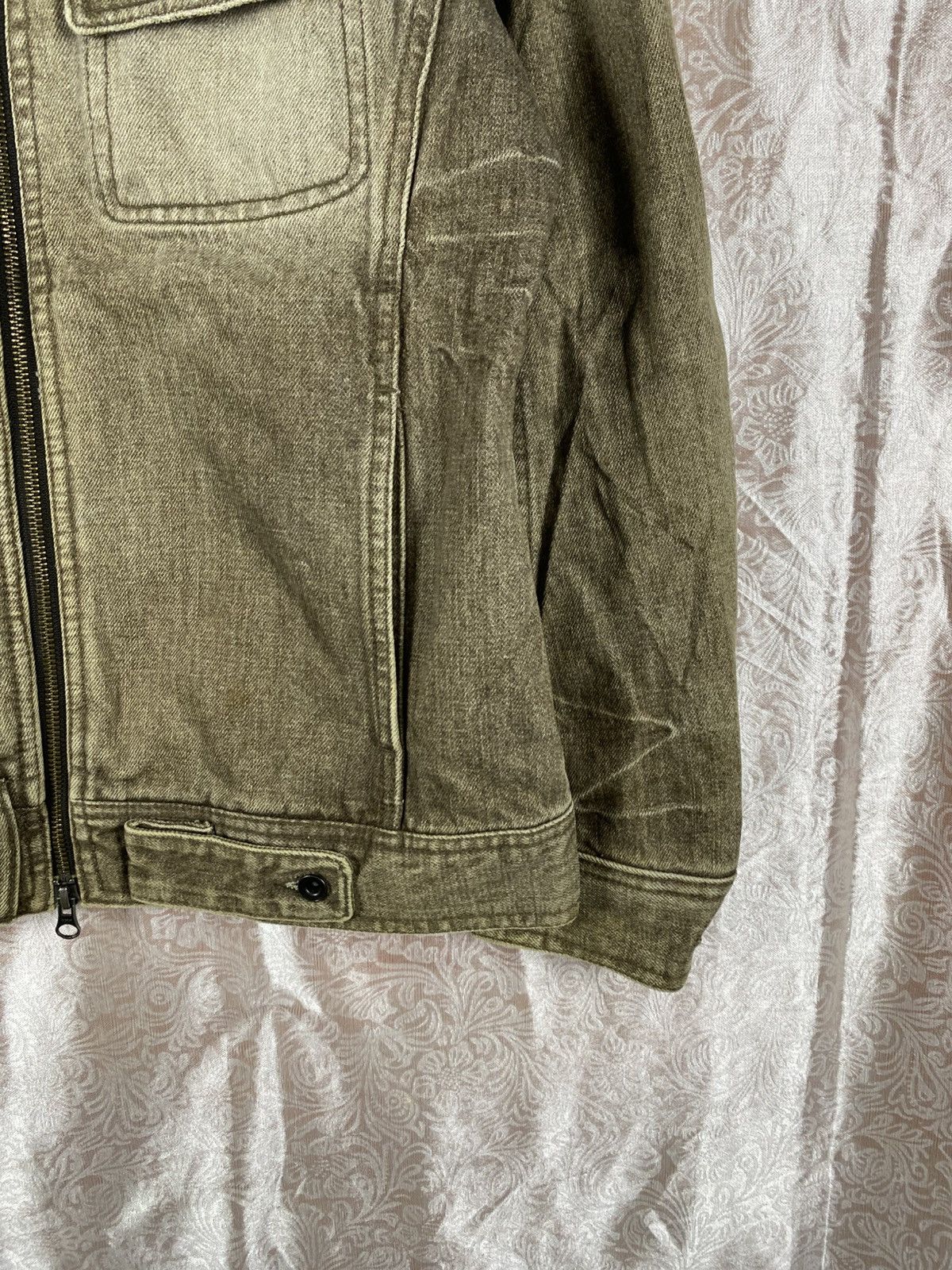 Nicole Club Hideaways Nicole Vintage Denim Jacket Olive Brown Workwear Size US S / EU 44-46 / 1 - 6 Thumbnail