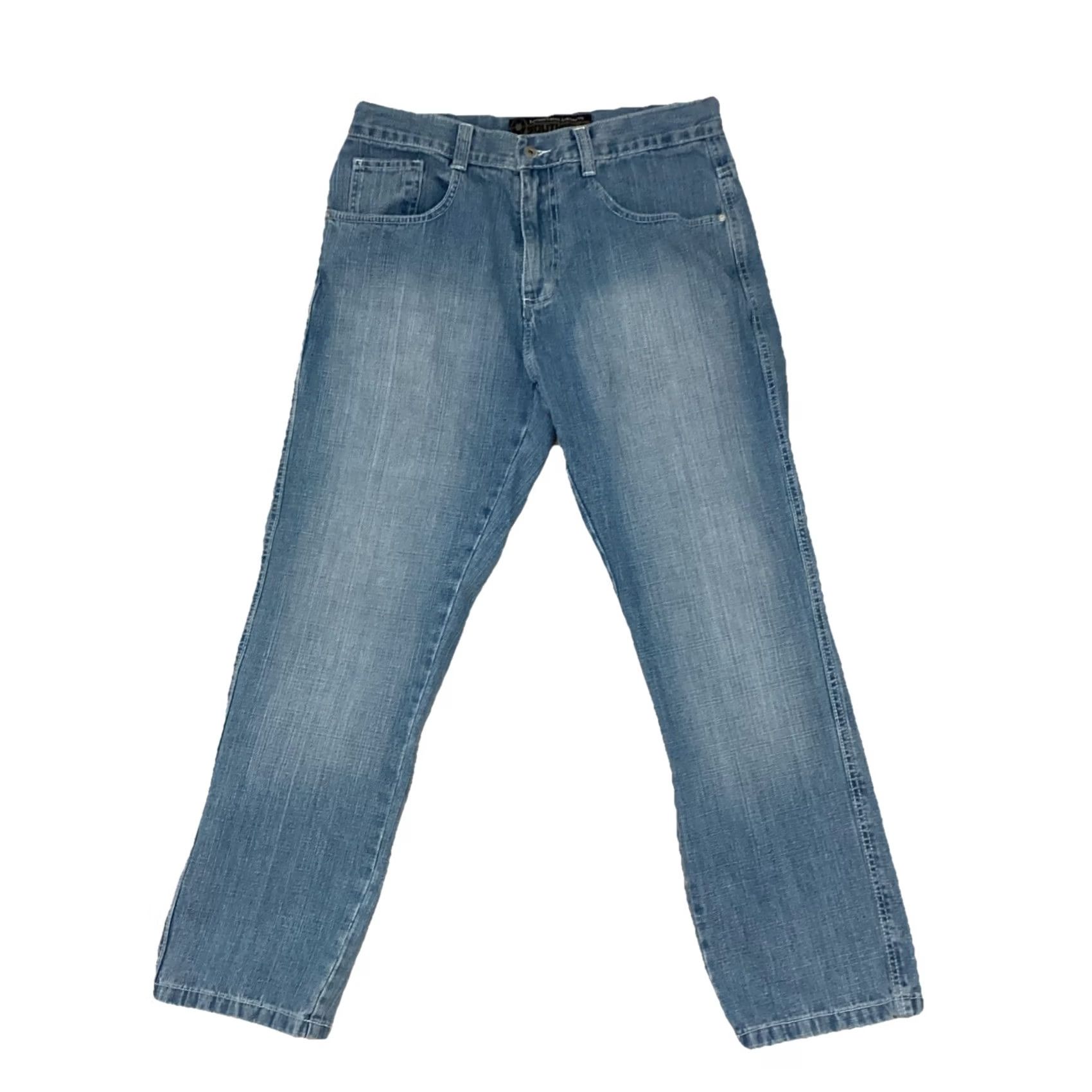 Southpole VINTAGE Southpole Jeans Men’s 34x29 Blue Denim Light Wash Y2K Grunge Hip Hop Black Tab Size US 34 / EU 50 - 2 Thumbnail