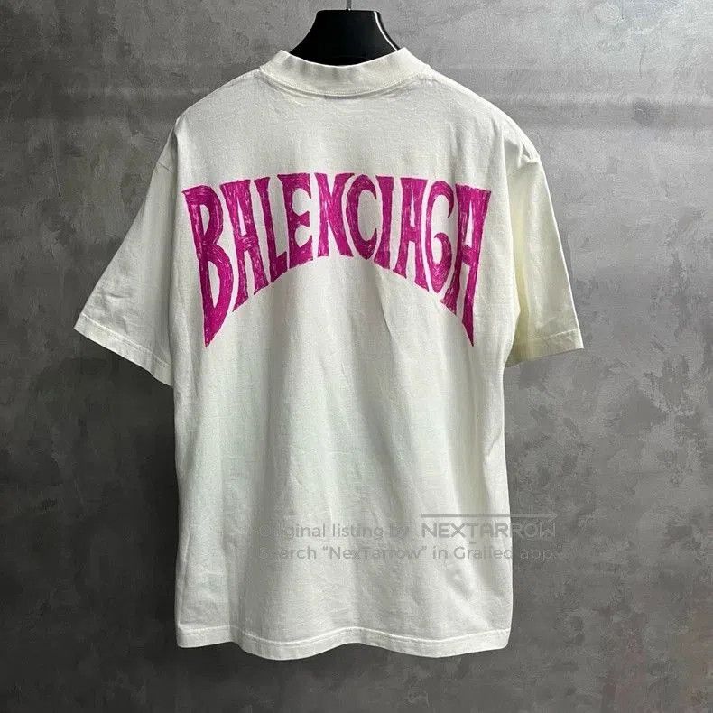 Balenciaga Balenciaga Paris Beach Print T-shirt. Size US XS / EU 42 / 0 - 2 Thumbnail