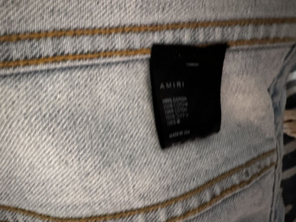 Amiri Amiri Zig Zag denim jacket Size US L / EU 52-54 / 3 - 14 Thumbnail