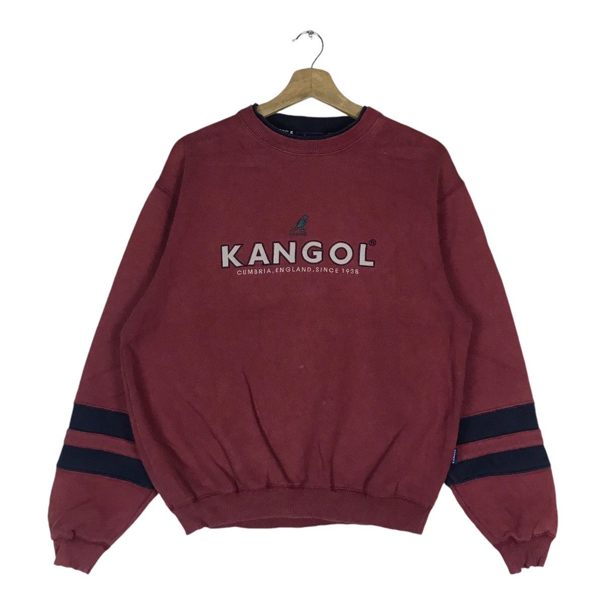 Kangol Vintage Kangol Spell Out Pullover Jumper Sweatshirt Size US M / EU 48-50 / 2 - 1 Thumbnail