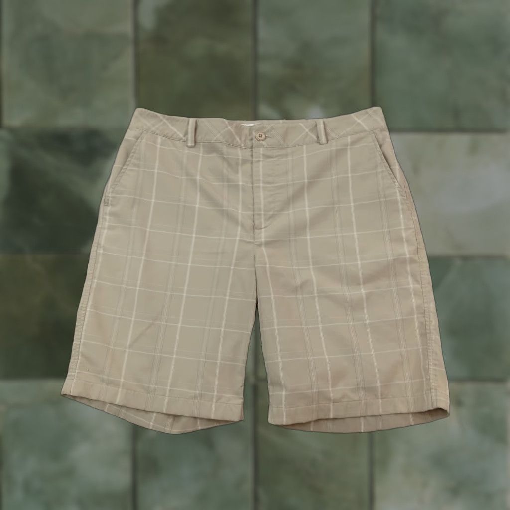 Under Armour Under Armour Mens Chino Shorts Brown Plaid Size 36 Regular Size US 36 / EU 52 - 1 Thumbnail