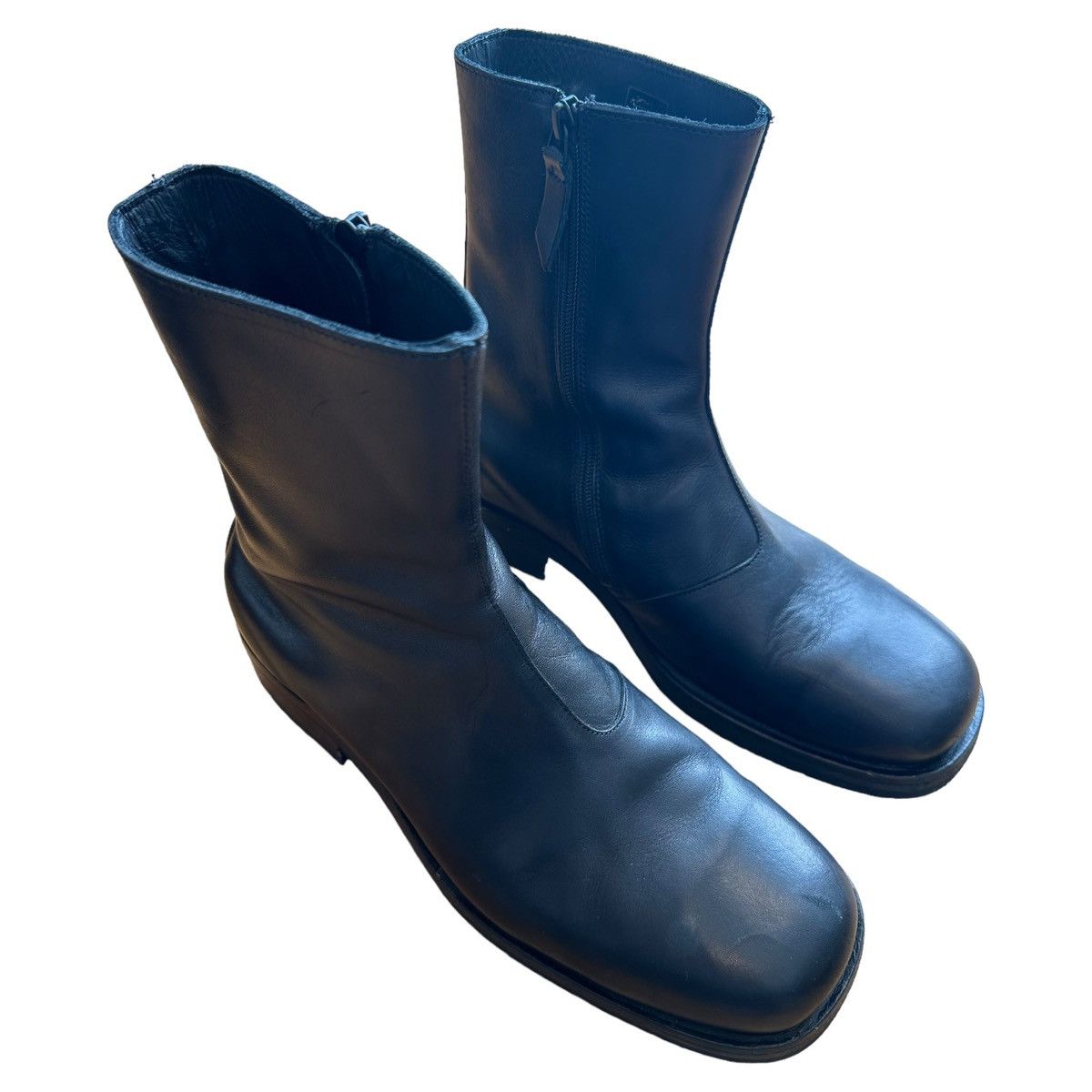 Our Legacy OUR LEGACY Camion leather ankle boots black Size US 11 / EU 44 - 1 Thumbnail