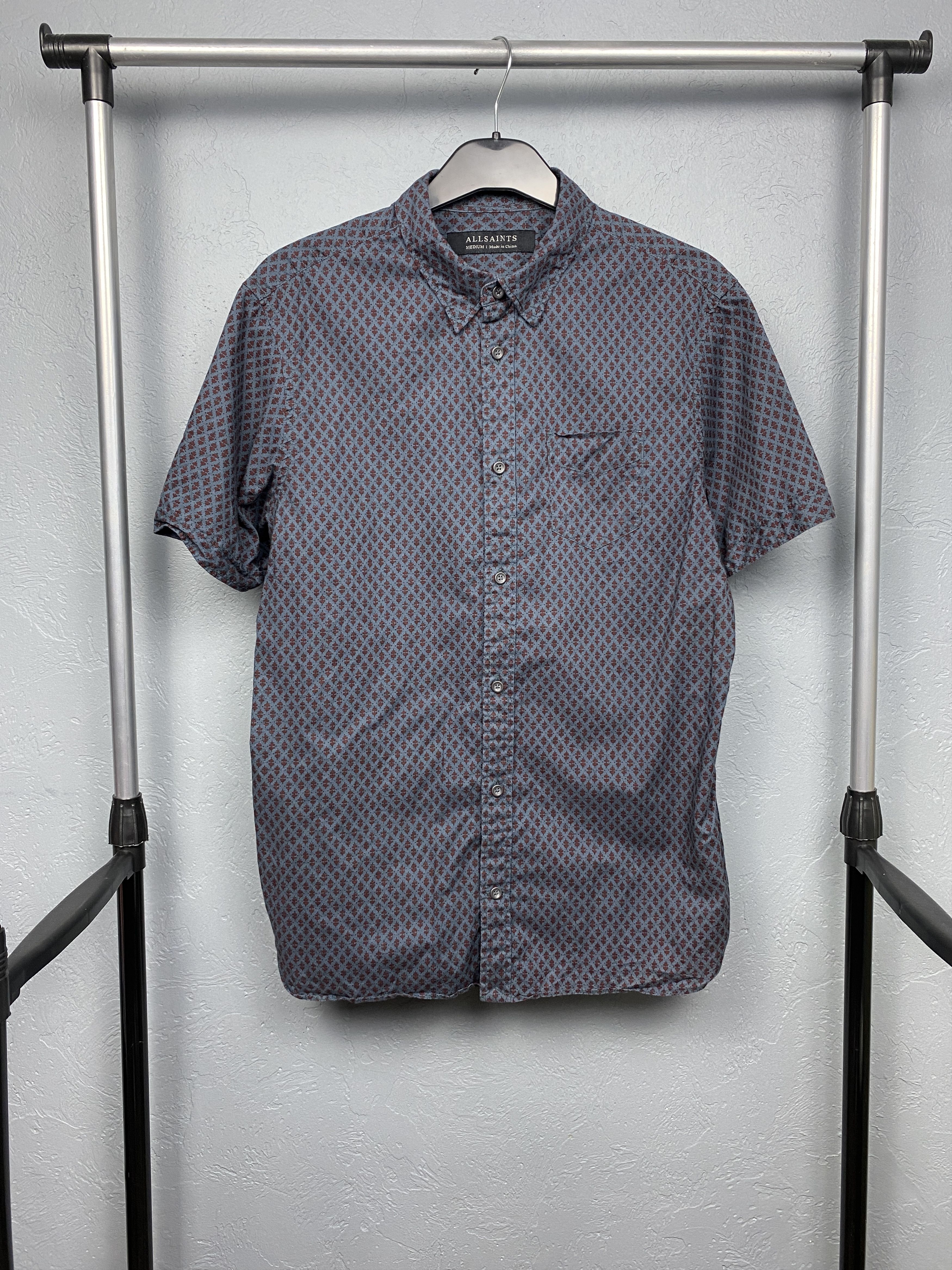 Allsaints Allsaints Mens Shield Hawaiian Shirt Size US M / EU 48-50 / 2 - 1 Thumbnail