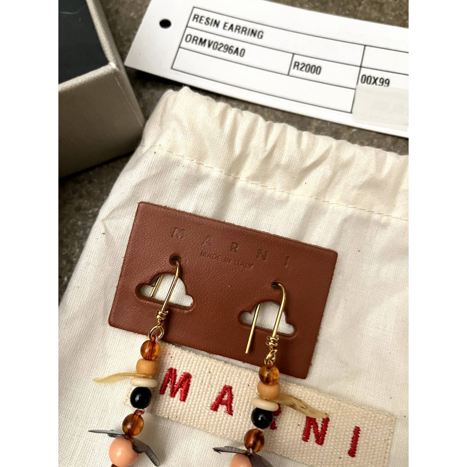 image of Marni Resin Earrings, Women's