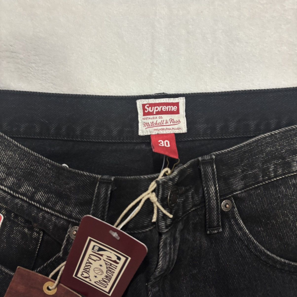 Mitchell & Ness × Supreme Supreme/Mitchell & Ness Washington Bullets Baggy Denim Short Size US 30 / EU 46 - 7 Thumbnail