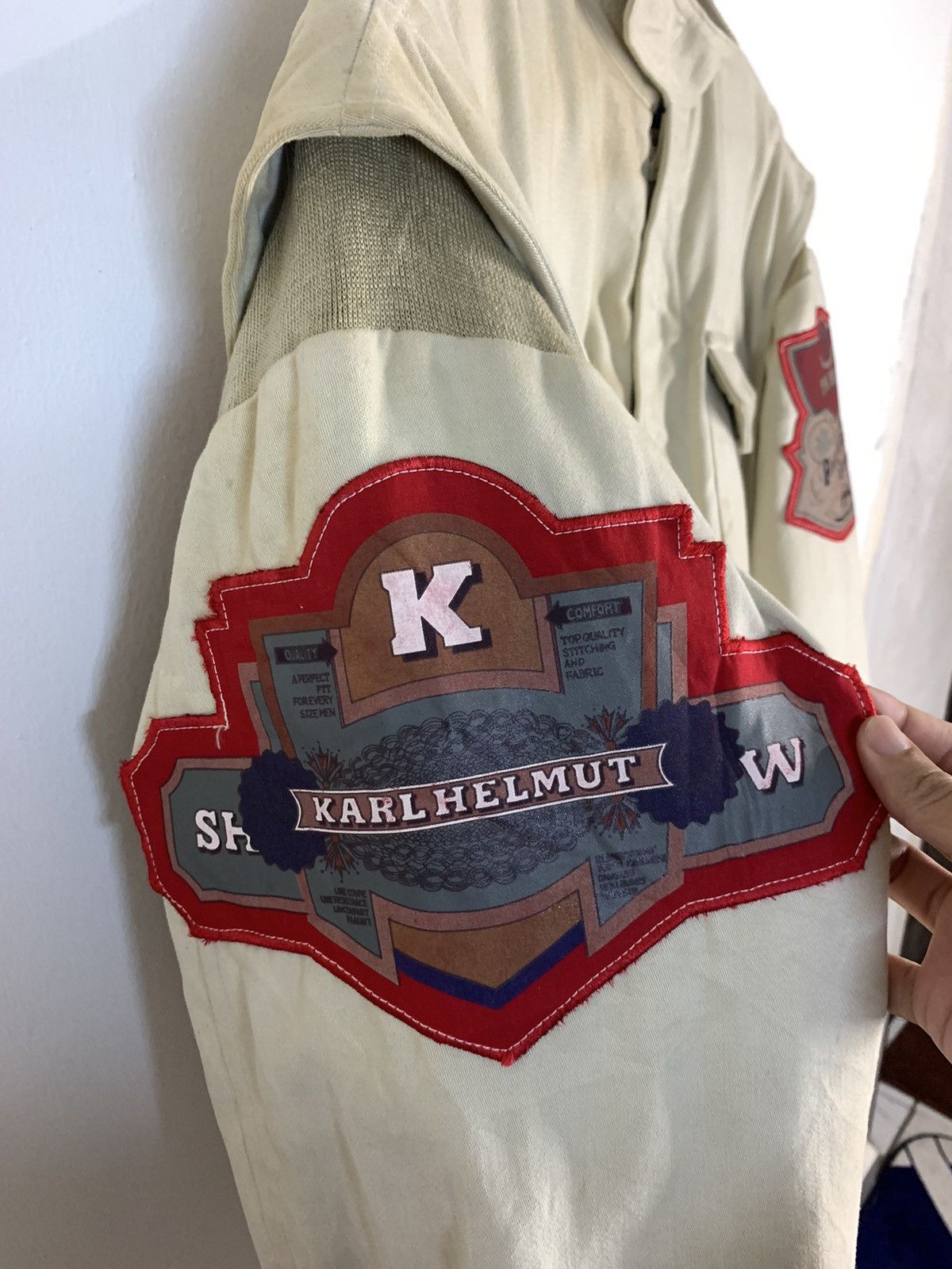 Karl Helmut × Vintage Vintage KARL HELMUT Bomber Jacket Size US XXL / EU 58 / 5 - 10 Thumbnail