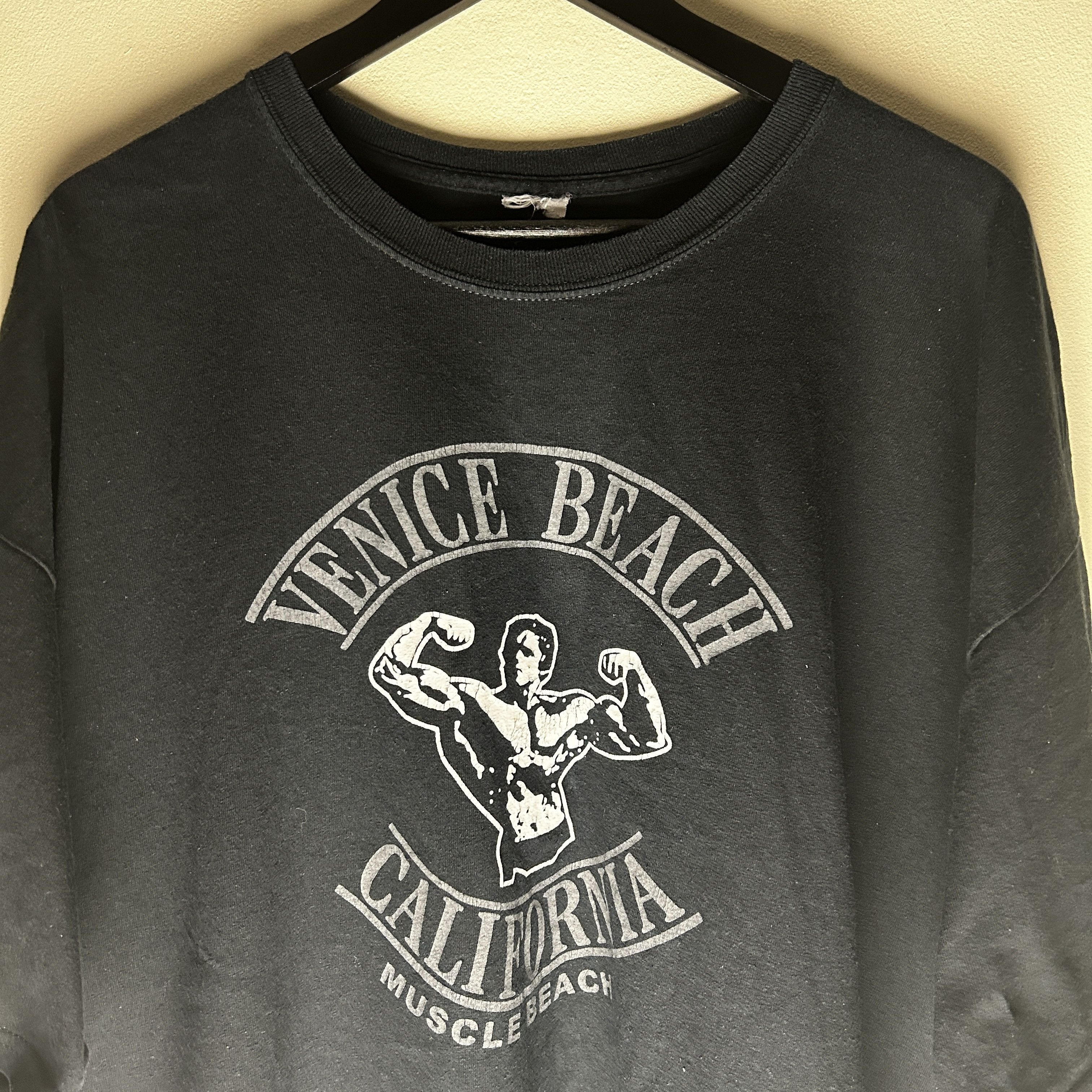 Vintage Vintage Venice Beach California Muscle Beach T-shirt Size US XXL / EU 58 / 5 - 2 Thumbnail
