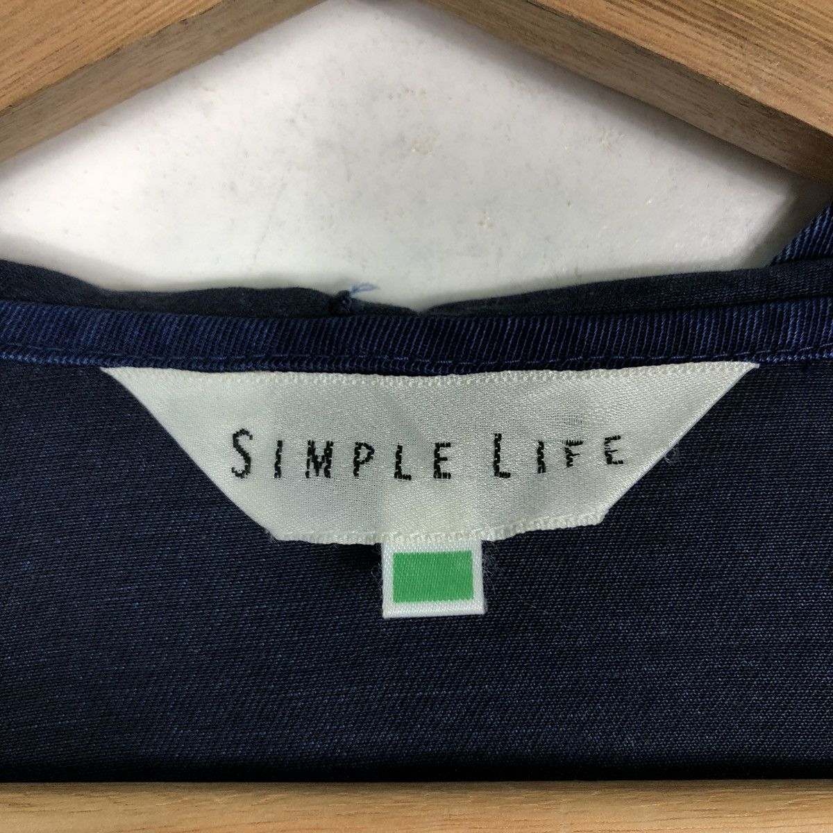 45rpm 🔥90’s Indigo Denim Jacket Blue Blue Japan Simple Life Size US M / EU 48-50 / 2 - 14 Thumbnail