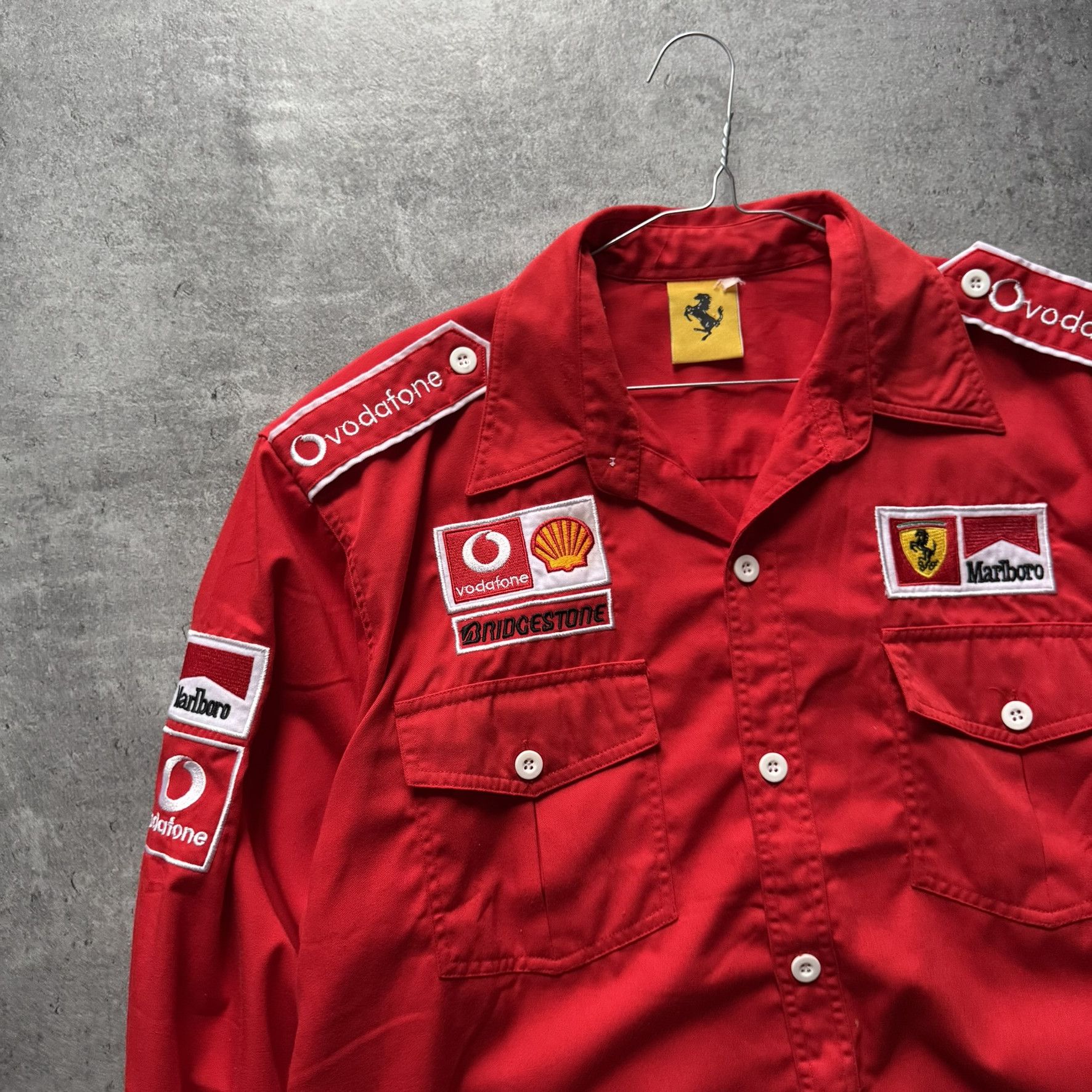 Ferrari Ferrari vintage shirt 1996 Marlboro 90s Size US L / EU 52-54 / 3 - 3 Thumbnail