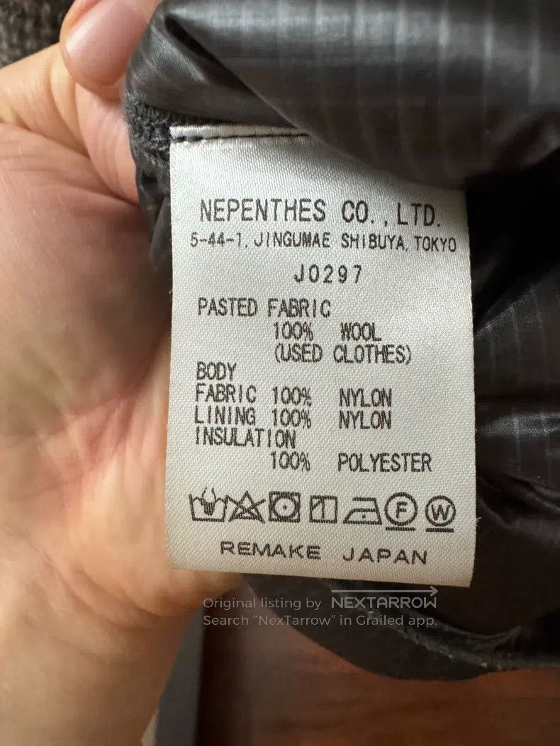 Needles Needles size L Down and wool patchwork suit jacket Size 40L - 8 Thumbnail