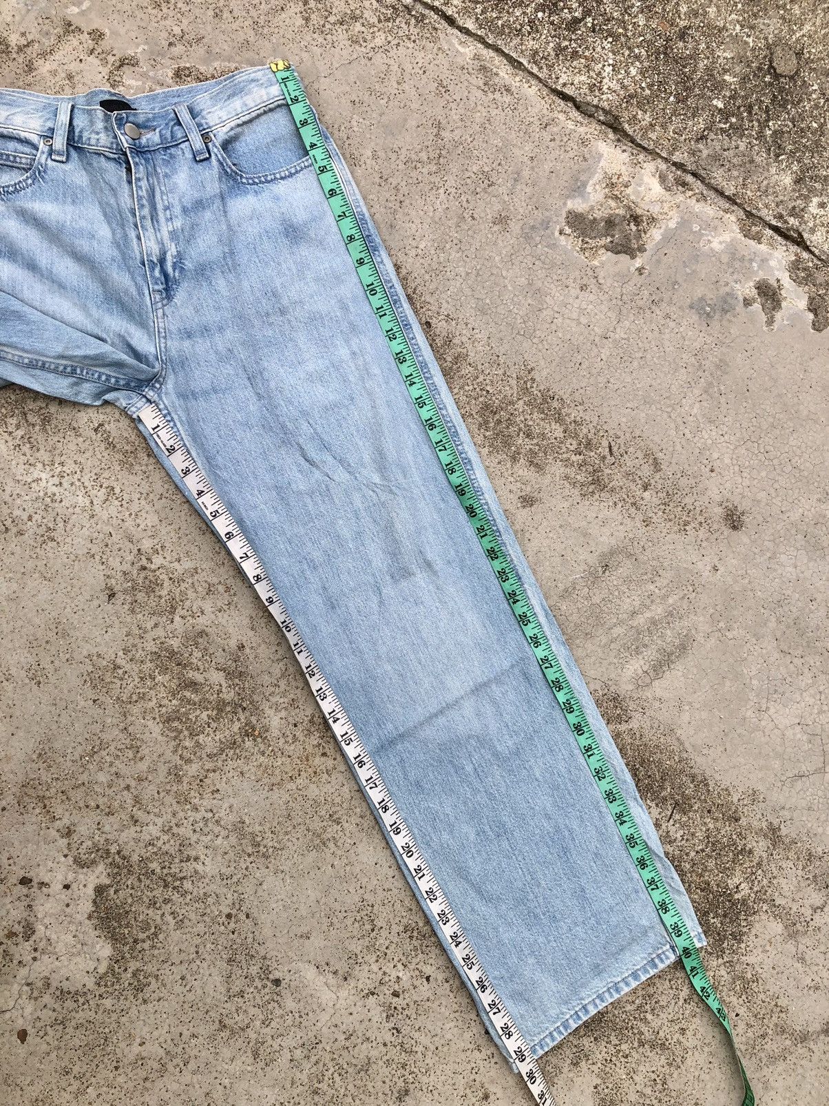 Uniqlo BAGGY⚡️⚡️LITE BLUE WIDE LEG DENIM Size US 30 / EU 46 - 7 Thumbnail