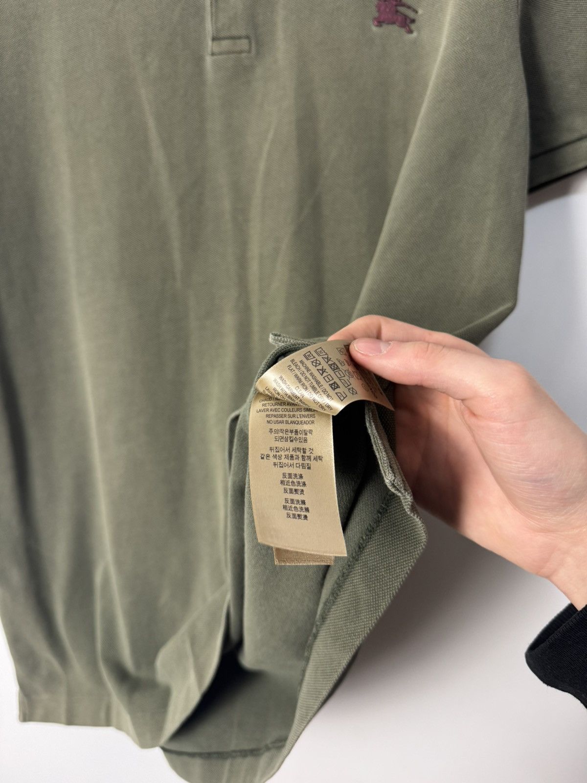 Burberry Burberry Polo big logo luxury designer olive Size US XXL / EU 58 / 5 - 11 Thumbnail