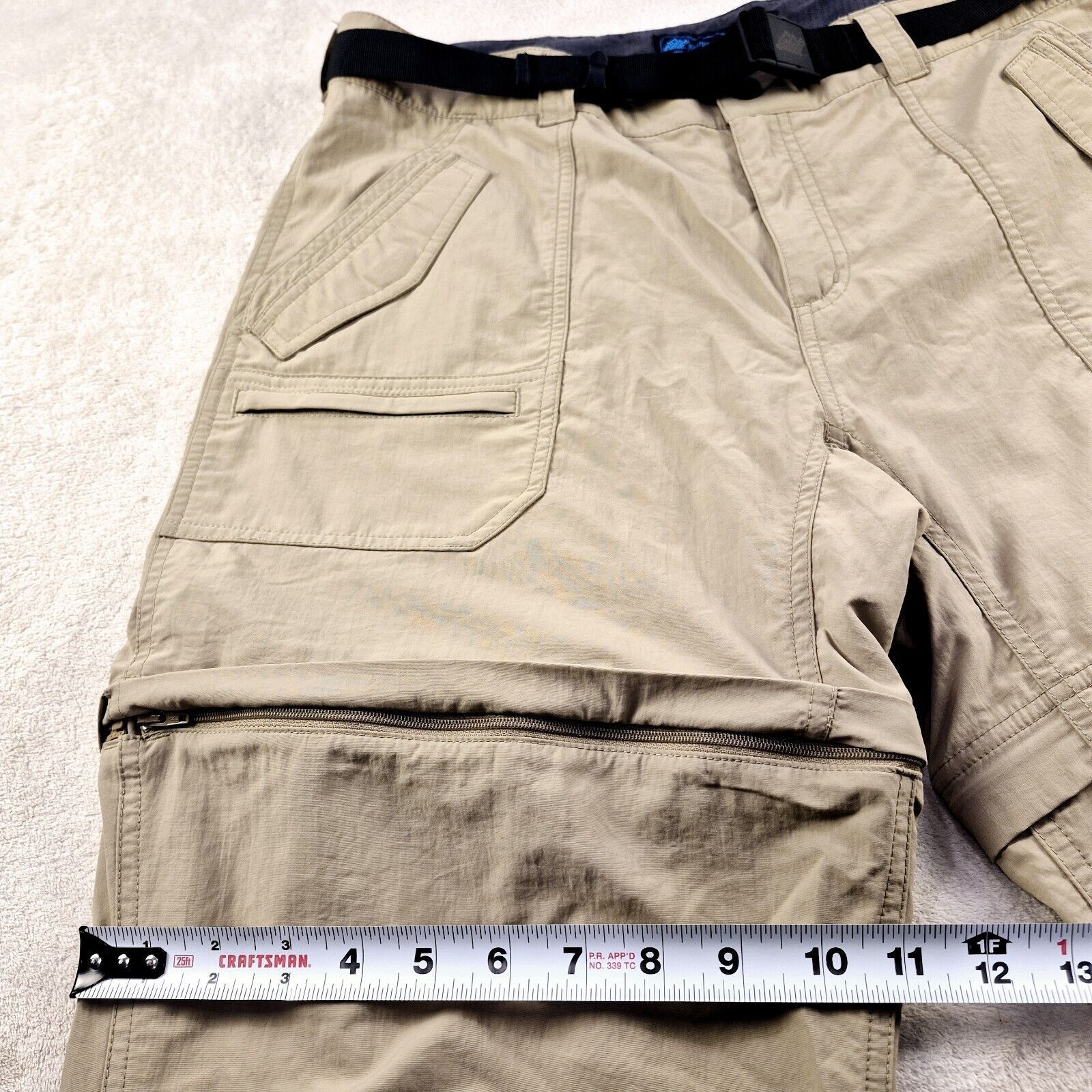 Eastern Mountain Sports Eastern Mountain Sports Women12 R Tan Cargo Hiking Pants Size 34" / US 12 / IT 48 - 7 Thumbnail