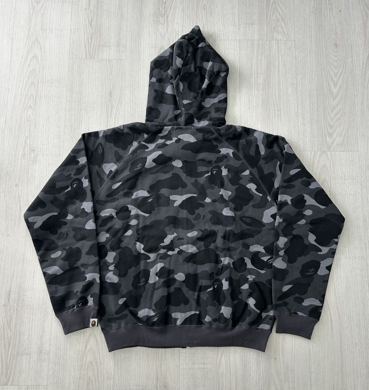 Bape RARE OG 2005 A BATHING APE NFS BLACK CAMO FULLZIP HOODIE Size US M / EU 48-50 / 2 - 5 Thumbnail